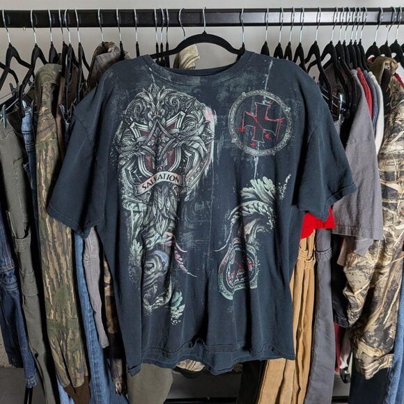 CRAZY MMA Elite "salvation" AOP Y2K tee - Picture 1 of 6